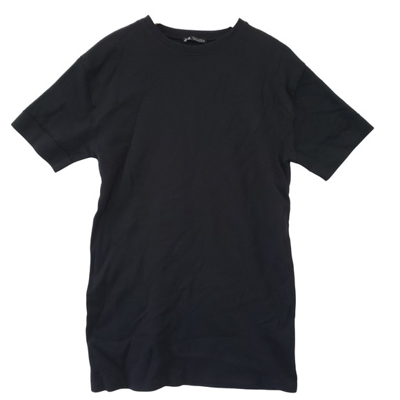 Zara Other - Zara T Shirt Mens Medium Black Short Sleeve Crew‎ Neck Cotton Basic Normcore